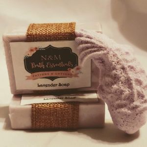 Soap and Small Bath Bomb